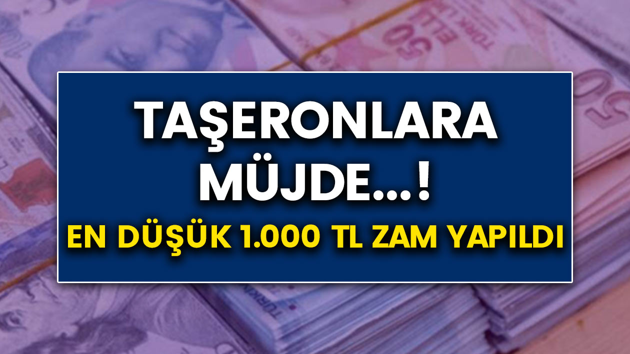 4/D Taşeronları sevindiren haber..! En düşük taşeron işçi maaşına bin TL’ye yakın zam