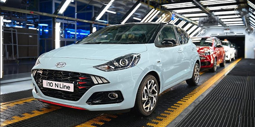 Hyundai, A segmentindeki başarılı modeli i10 Line'ın üretimine başlandı