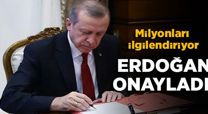 Başkan Erdoğan imzaladı çalışan, işsiz herkese müjdeli haber!