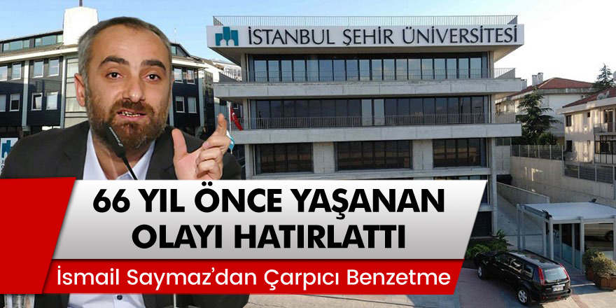 Gazeteci İsmail Saymaz 66 Yıl Önce Yaşanan Olayı Hatırlattı