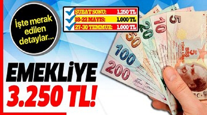 Emeklilerin promosyon ve ikremiye gelirleri ne kadar!