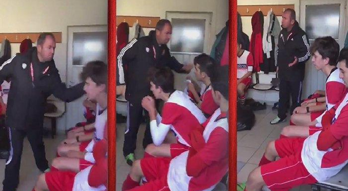 Halil Kurt Futbolcularını Tokatladı