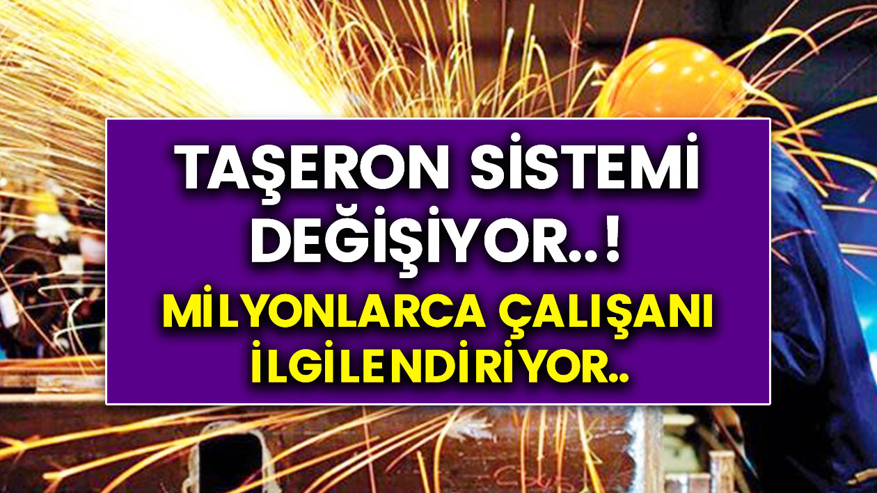 'Taşeron' 4D sistemi değişiyor! Milyonlarca çalışanı ilgilendiriyor..! En az 1880 TL tediye bayram ikramiyesi