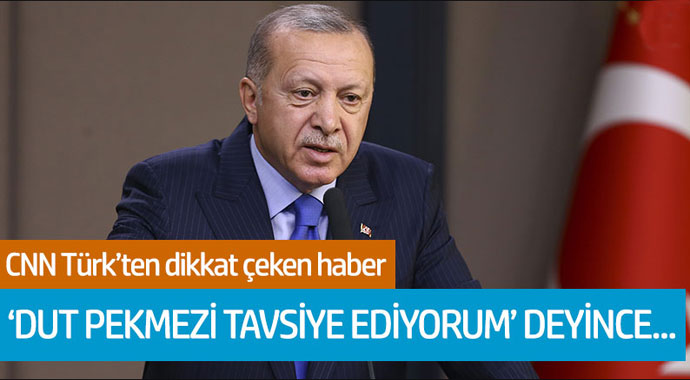 CNN Türk'ten dikkat çeken haber! 'Dut pekmezi tavsiye ediyorum' deyince...