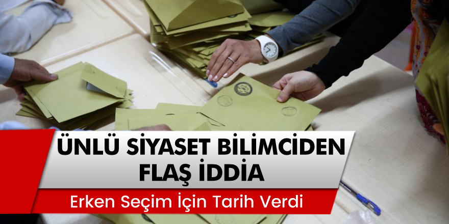 Siyaset bilimci Prof. Dr. Mithat Baydur'dan flaş iddia: Erken seçim için tarih verdi