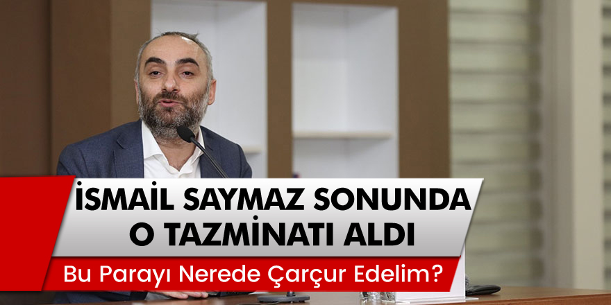 İsmail Saymaz, Cem Küçük'e açtığı tazminat davasını tahsil ettiğini duyurdu