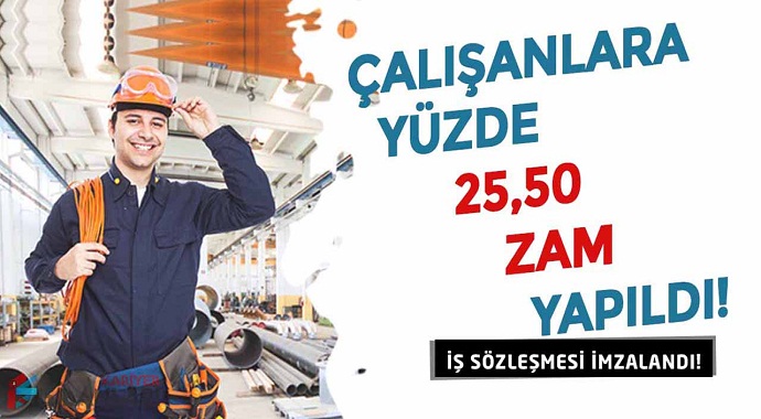 Sendika Çalışanlarına  Yüzde 25,50 Zam Yapıldı!