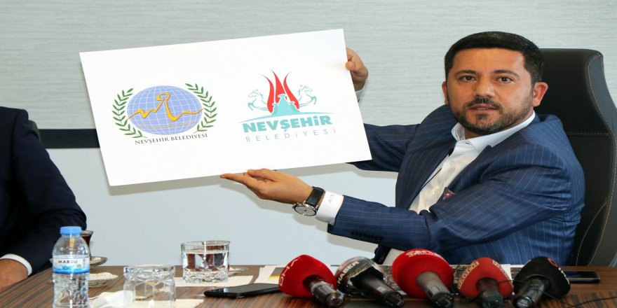 Nevşehir Belediye başkanı yeni logoyu tanıttı