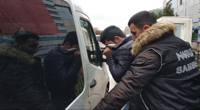 Samsun'da düzenlenen uyuşturucu operasyonunda 11 kişi tutuklandı