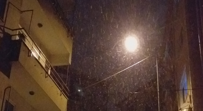 Tekirdağ’da yoğun kar yağışı