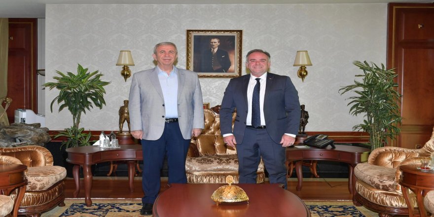 Başkan Fuat Öndeş’ten Mansur Yavaş’a ziyaret