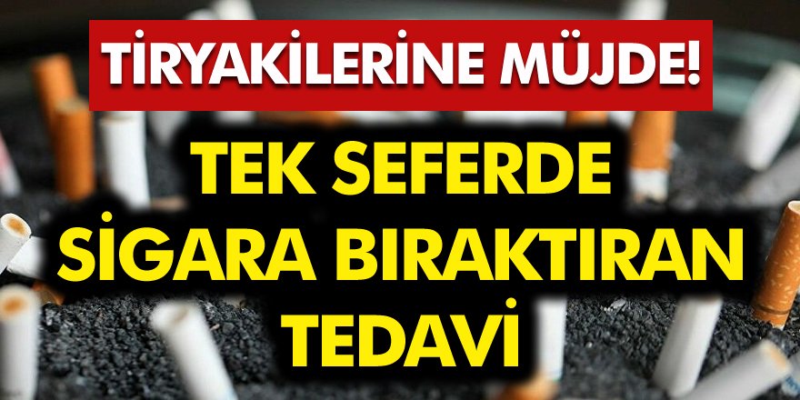 Tiryakilerine Müjde! Tek seferde sigara bırakma imkanı... Biorezonans