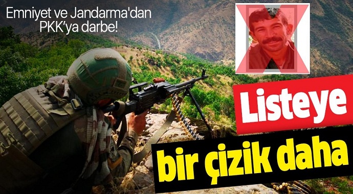 Emniyet ve Jandarma'dan ortak operasyon! Gri Liste’deki terörist etkisiz hale getirildi.