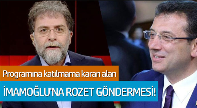 Proğramına katılmama kararı alan İmamoğlu'na rozet göndermesi