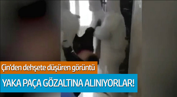 Çin'den dehşete düşüren görüntü