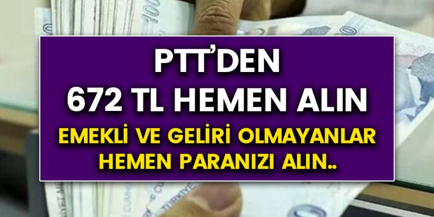 Milyonlarca vatandaşa müjde! 672 TL ödeme yapılacak! Zamanı dolmadan hemen başvurun….