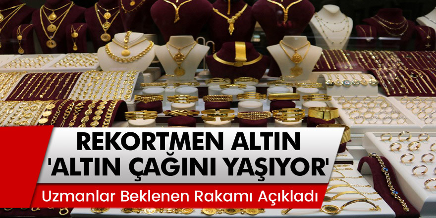 Rekorlara Doymayan Altın 'Altın Çağını' Yaşıyor! Uzmanlar Bekledikleri Rakamı Açıkladı...