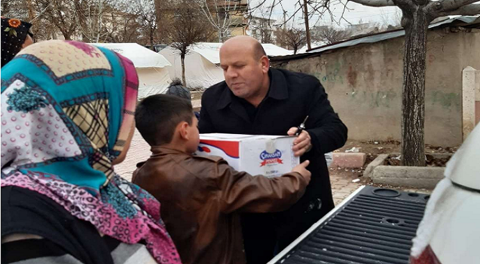 Genel Başkan Er'den deprem bölgesine yardım eli