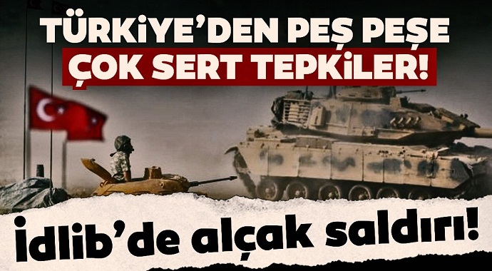 İdlib'den gelen acı haberin ardından Türkiye'den peş peşe çok sert tepkiler!