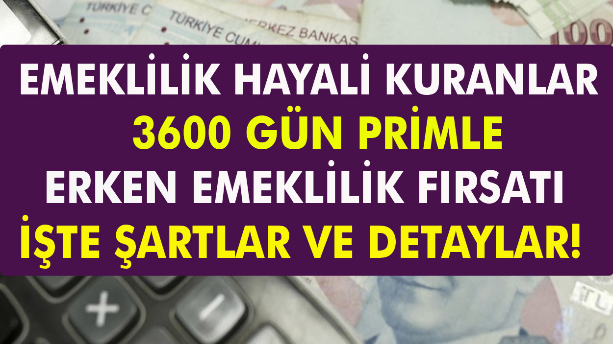 Milyonlara Büyük Müjde! 3600 Günle Erken Emekli Olabileceksiniz... Bunları Yapan Herkes Anında Emekli!