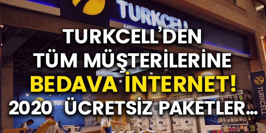 Turkcell Bedava İnternet Paketleri 2020 (Tüm Paketler)