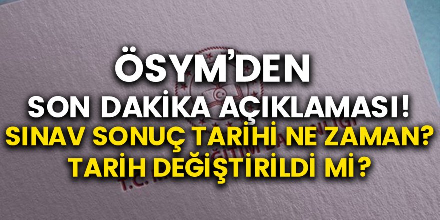 Son dakika: Tarih değişti mi ? YKS tercih sonuçları açıklandı mı? YKS üniversitesi tercih sonuçları ne zaman açıklanacak?