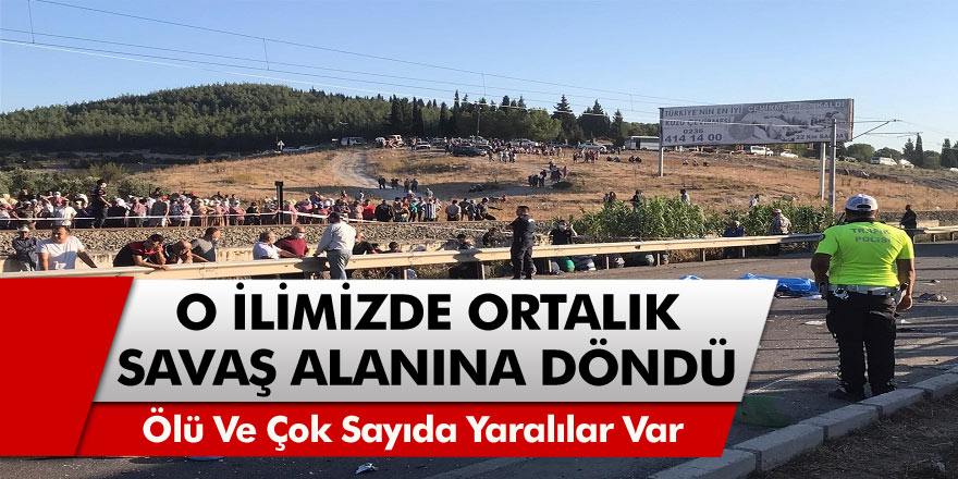 Manisa'da Üzüm işçilerini taşıyan traktörle transit çarpıştı işçiler yola savruldu: 2 ölü 9 yaralı