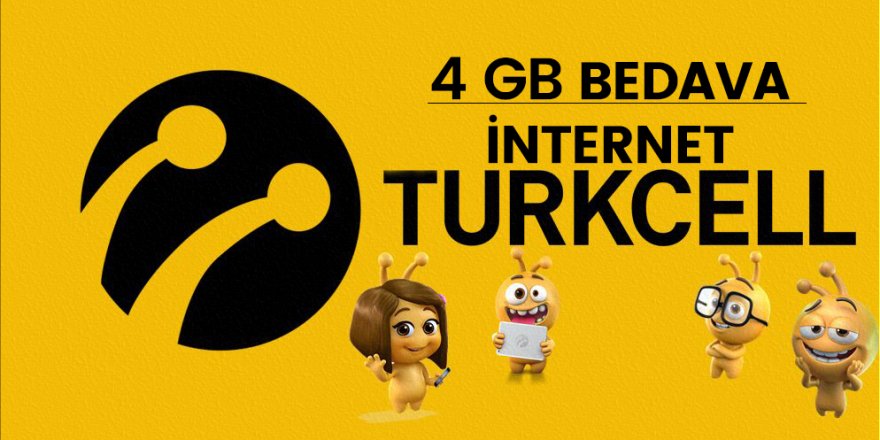 Turkcell Günlük 4 GB Bedava İnternet! Turkcell Ücretsiz İnternet Paketleri Nasıl Yapılır?