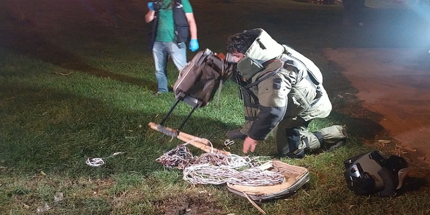 Bursa'da cadde üzerine bırakılan boş valiz panik yarattı