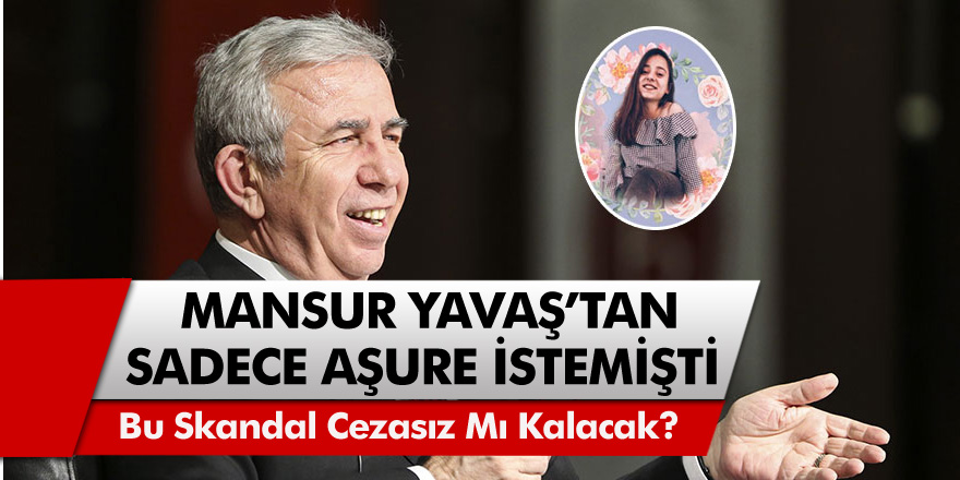 Büşra hemşire Mansur Yavaş'tan sadece aşure istemişti! Bu skandal cezasız mı kalacak?