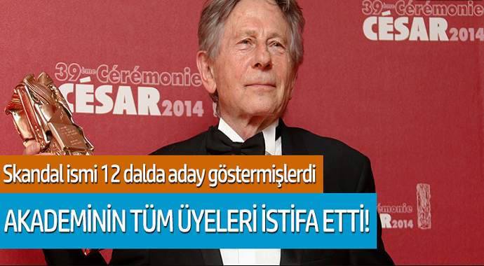 Skandal ismi 12 dalda aday göstermişlerdi! Akademinin tüm üyeleri istifa etti