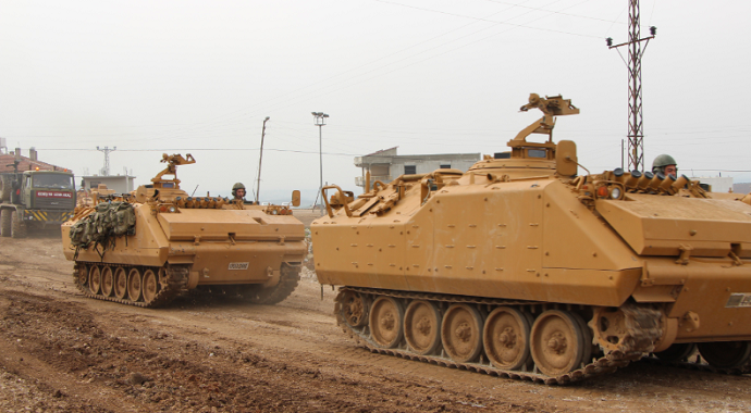 Son Dakika! Suriye Sınırına Zırhlı Araç Sevkiyatı