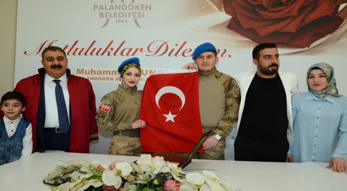 Şırnak'ta Askeri üniformayı giydiler, mutluluğa ‘evet’ dediler