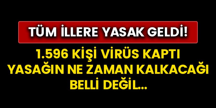 Son Dakika: Korona Virüs Yasakları Yeniden Geldi! Bütün Şehirlerde Eş Zamanlı Yasak…