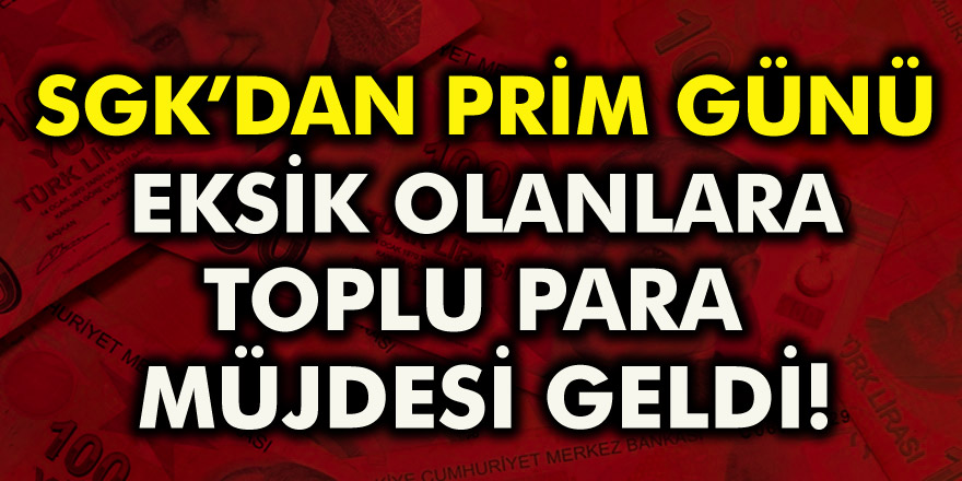 SGK'dan prim günü eksik olanlara toplu para ödeme müjdesi geldi! Hemen primlerinizi geri alabilirsiniz… SGK prim iadesi nasıl alınır?