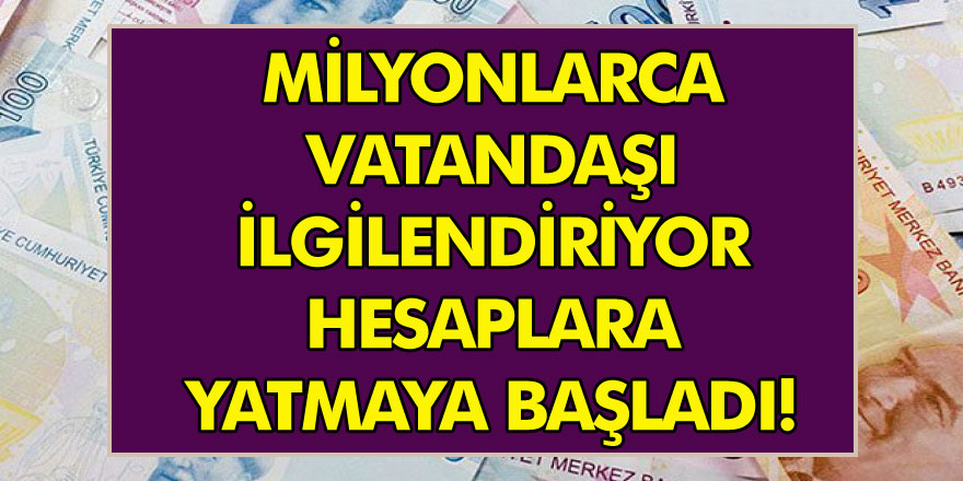 Engelli ve Yaşlılara maaş ödemeleri başladı! Hemen hesaplarınızı kontrol edin…