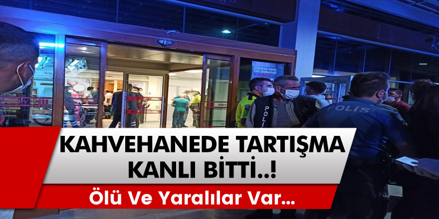 Konya seydişehir'de kahvehanede çıkan tartışma kanlı bitti: 2 ölü, 1 yaralı