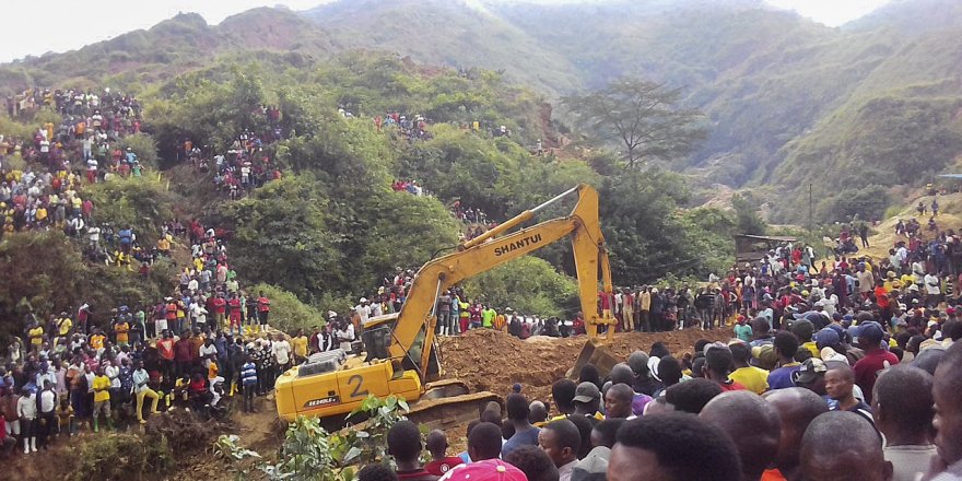 Kongo’da geçtiğimiz günlerde çöken altın madeninde 19 kişinin cansız bedenine ulaşıldı
