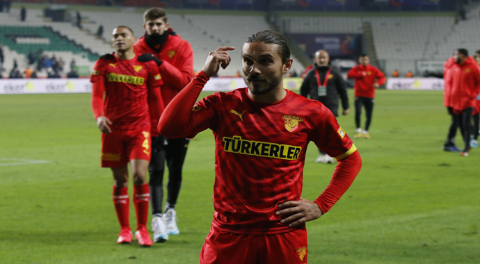 Göztepe'nin galibiyet serisini Konyaspor ile taçlandırdı