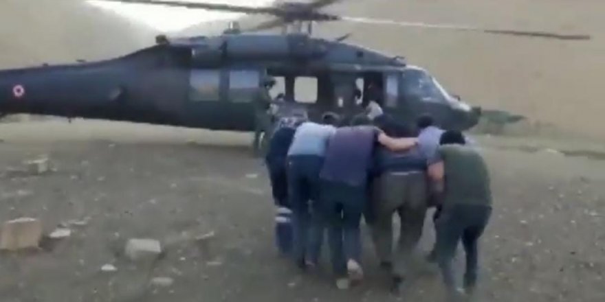 Tunceli'de Yaylada hastalandı, askeri helikopter hastaneye yetiştirdi