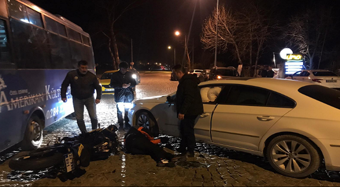 Edirne’de trafik kazası: 2 yaralı