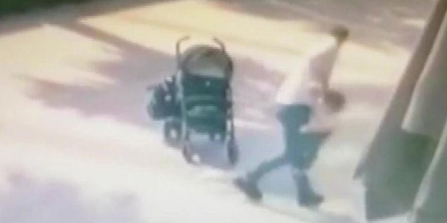 Bebek arabasından yere düşen Küçük çocuğuna şiddet uygulayan baba serbest bırakıldı