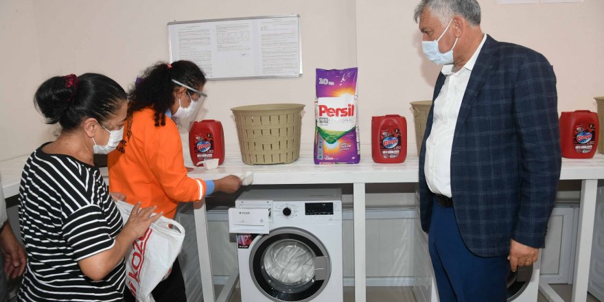 Adana Belediyesi Çamaşır yıkama merkezi açtı