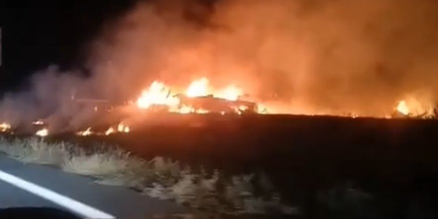 Ukrayna'nın kuzeybatısında Hava Kuvvetlerine ait askeri nakliye uçağı düştü: 20 ölü