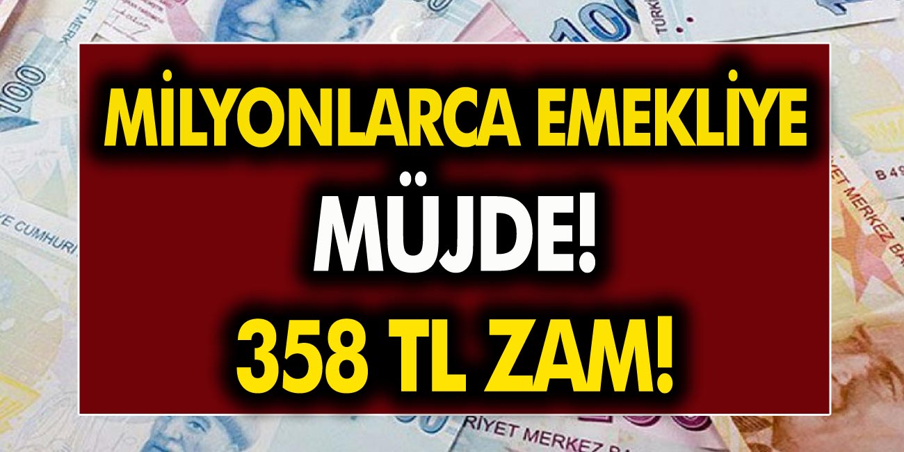 Emekli maaşlarına 358 TL zam geliyor! Ocak ayı zammı resmi olarak açıklandı…