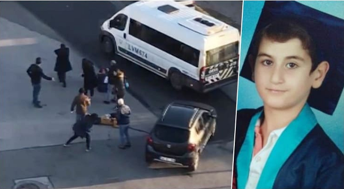 Servis minibüsün altında kalan Nedim Fındıklı son yolculuğuna uğurlandı