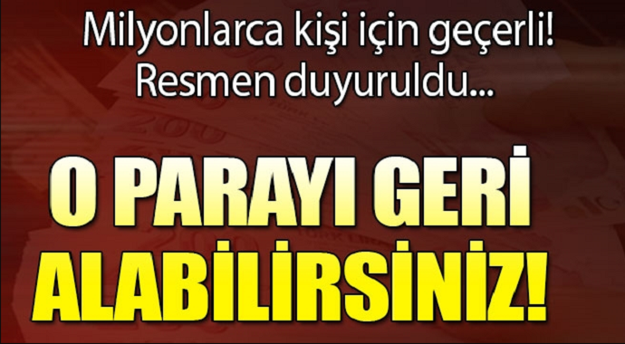 Milyonlarca kişi için geçerli! SGK o paraları iade ediyor!