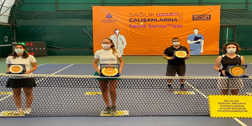‘Sağlık Çalışanlarına Özel Tenis Turnuvası’ gerçekleştirildi