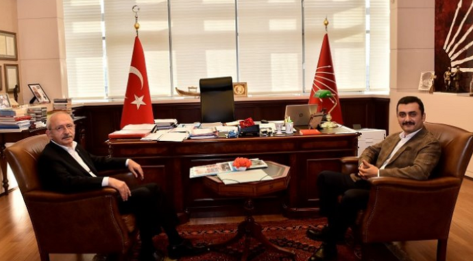 Kılıçdaroğlu Eren Erdem’i Ağırladı