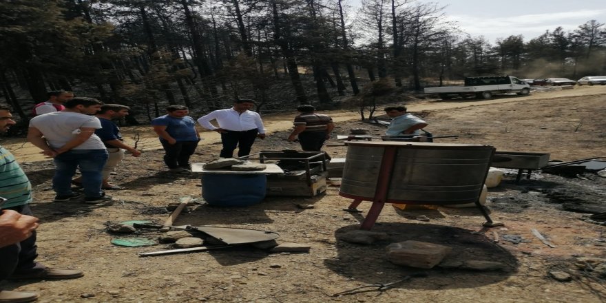 Yangının büyüklüğü söndürülünce ortaya çıktı